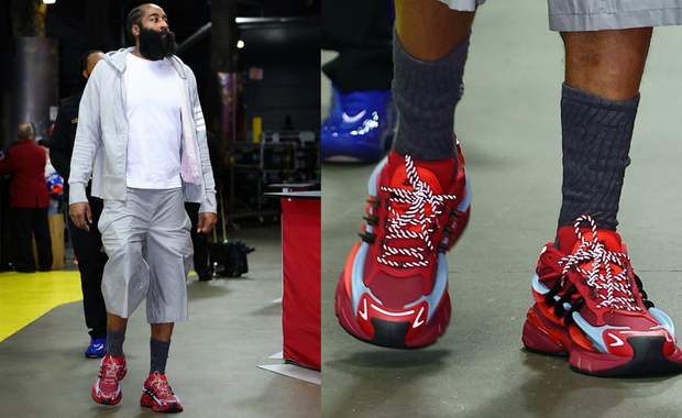 James Harden Debuts New Pharrell adidas Jellyfish