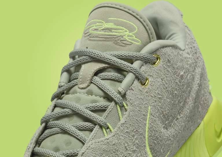 Nike LeBron 21 Algae Tongue Detail