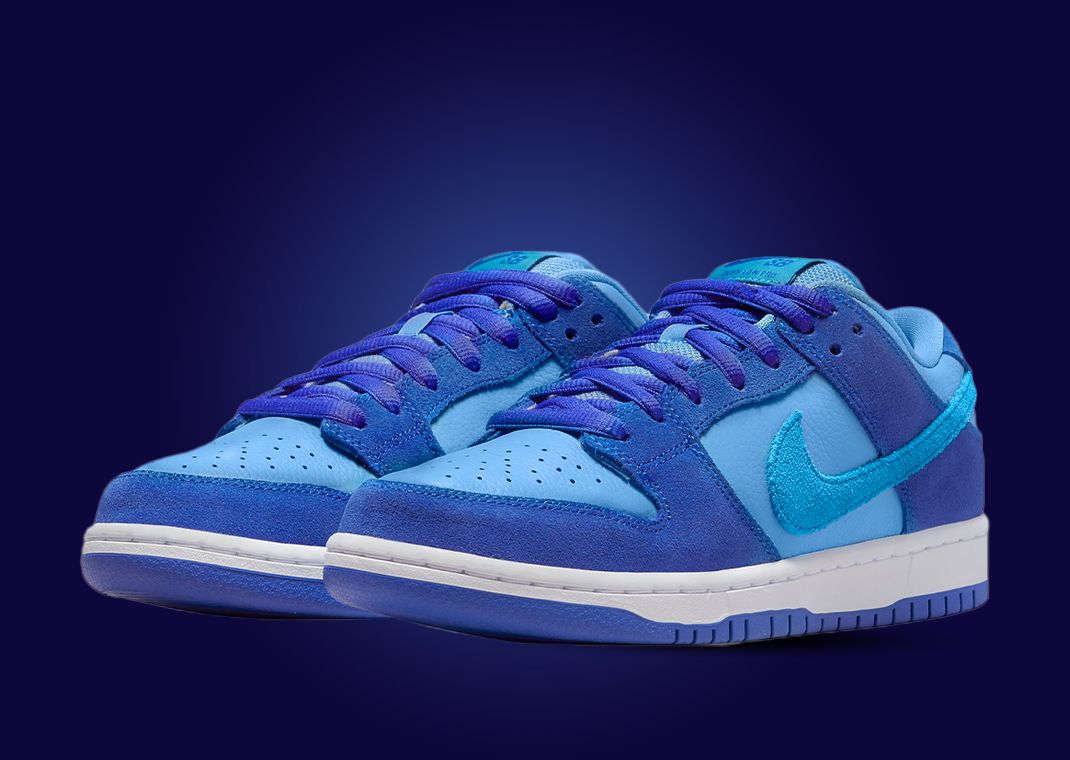 Official Look At The Nike SB Dunk Low Blue Raspberry