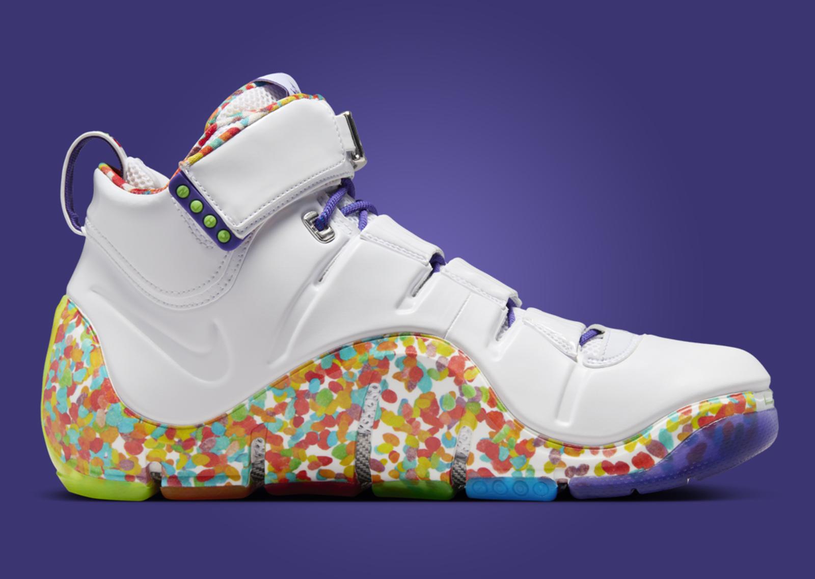 Nike LeBron 4 Fruity Pebbles Medial