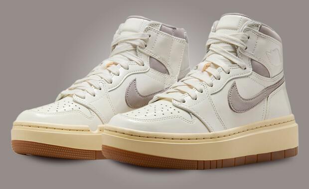 We're Getting Vintage Vibes From The Air Jordan 1 Elevate High Sail College Grey Gum