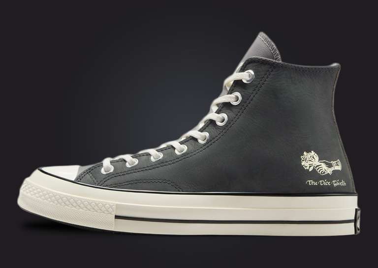 Dungeons & Dragons x Converse Chuck 70 Leather Black Grey Lateral