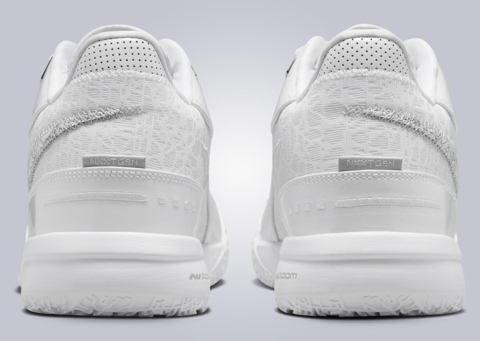 Nike LeBron NXXT Gen AMPD White Metallic Silver Back