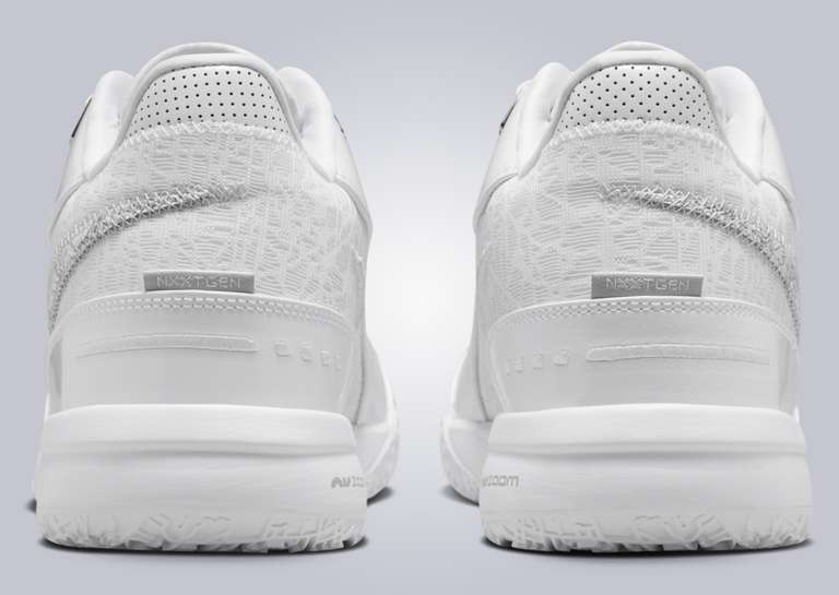 Nike LeBron NXXT Gen AMPD White Metallic Silver Back