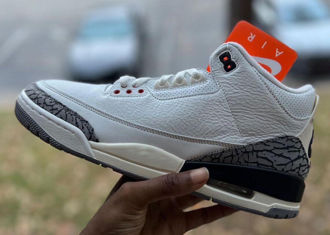 Official Look At The Air Jordan 3 White Cement