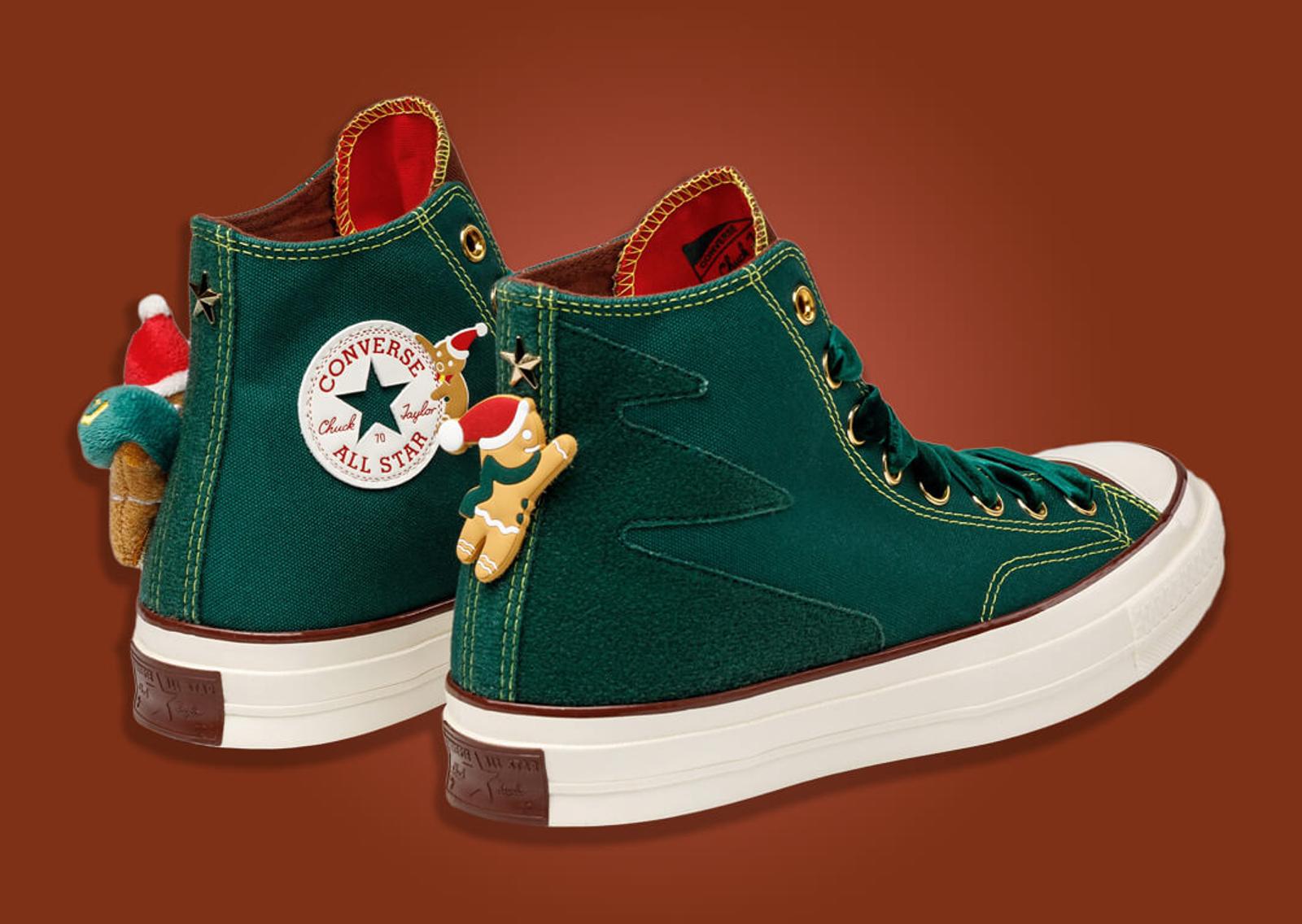 Converse Chuck 70 Hi Gingerbread Man Back Heel Angle