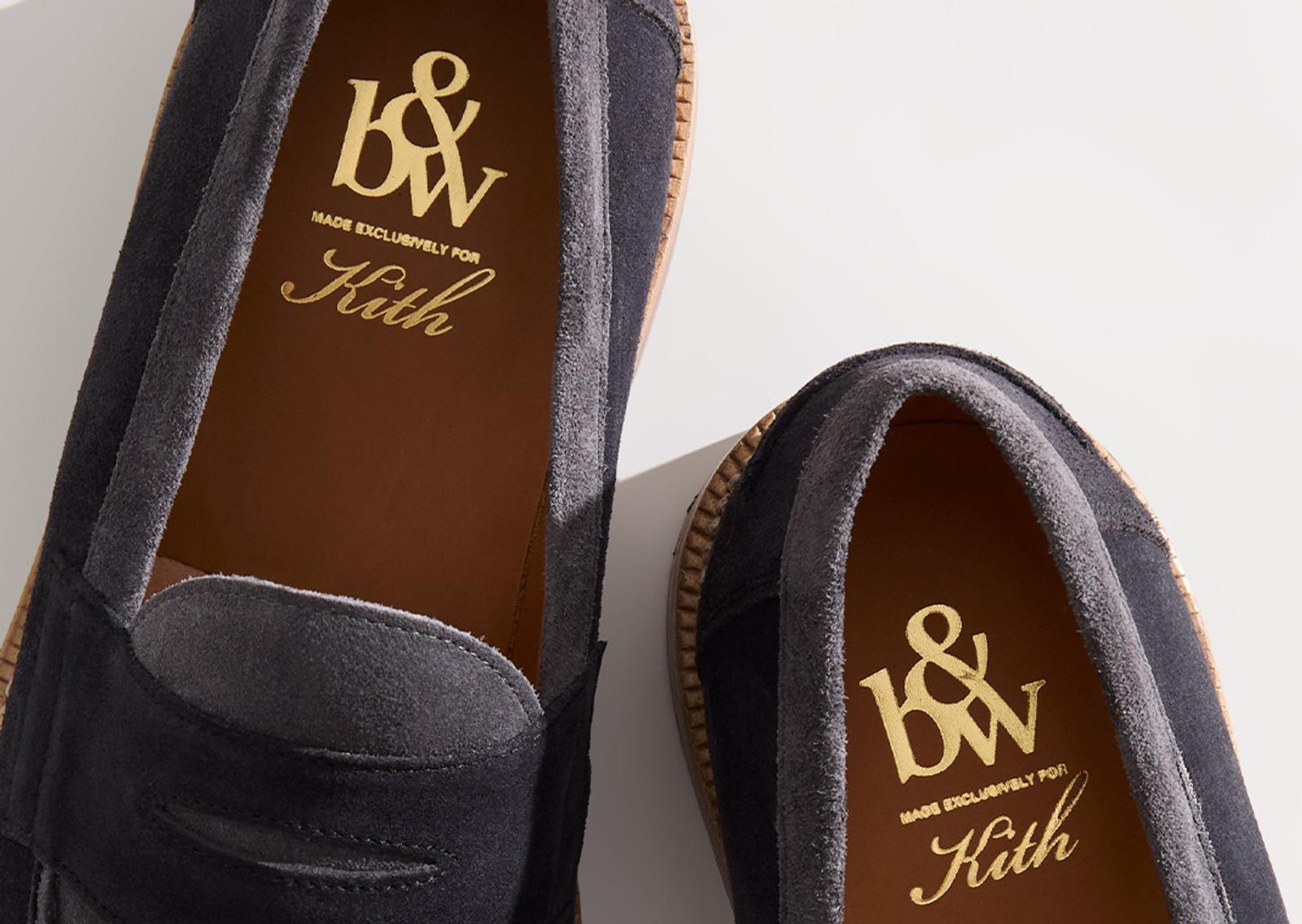 Kith x Blackstock & Weber Ellis Penny Loafer Black Insole