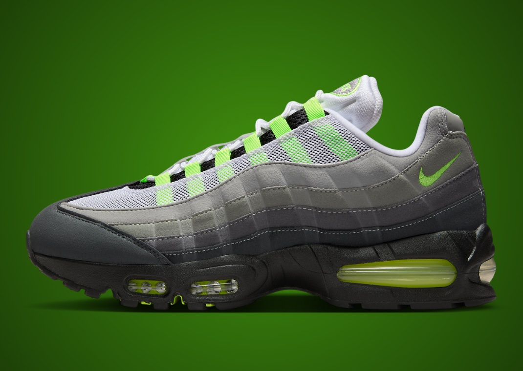 air max 95 grey and neon