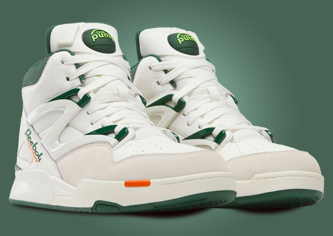【REEBOK】 ★ スニーカー ★ Pump Paris ★ White Green Reebok Pump Paris Trainer Trekking Green White 100074441
