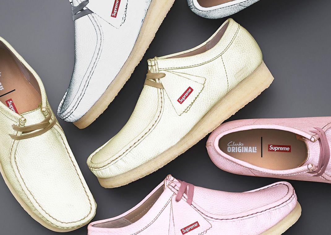 Supreme®/Clarks Originals™ Reflective Wallabee™ - Shop - Supreme