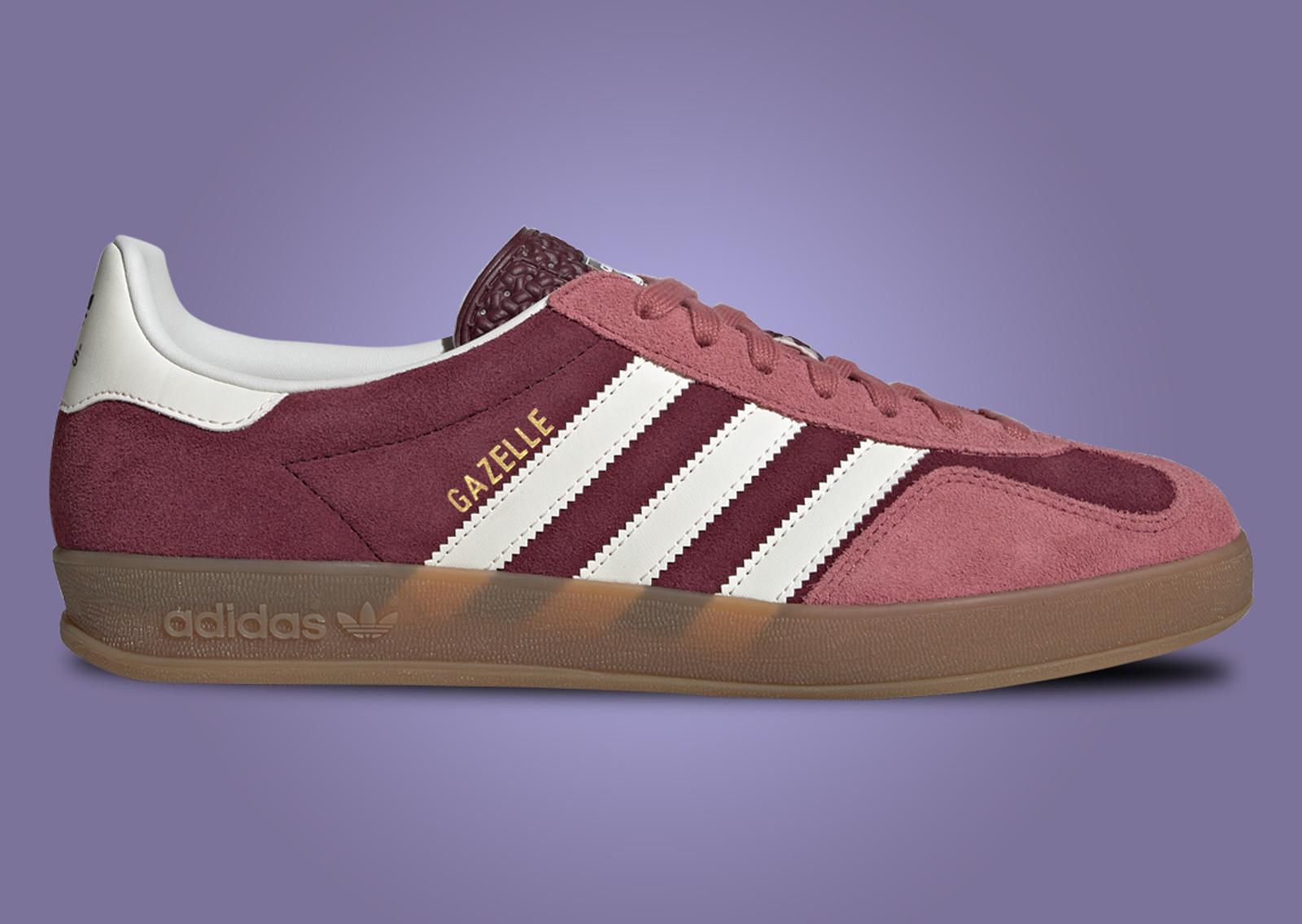 adidas Gazelle Indoor Maroon Lateral