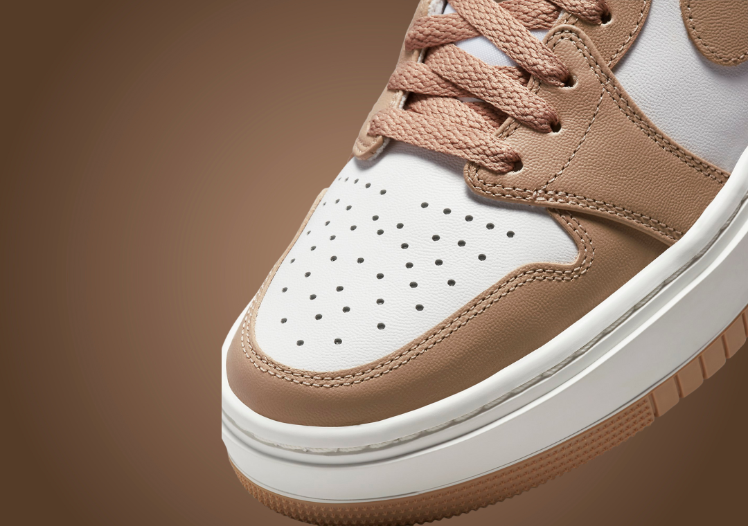 Jordan 1 Platform Sneaker Revealed in Tan/White