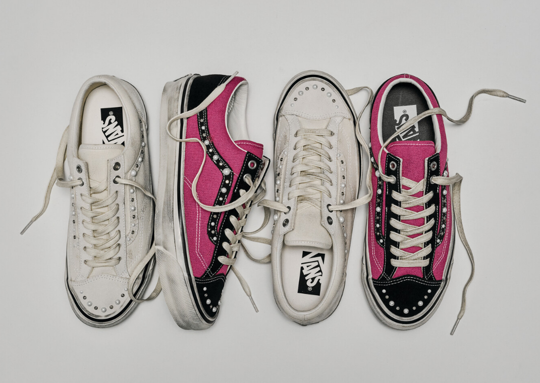 Vans Brings Back Pearlized Pack on Pink and White Old Skools