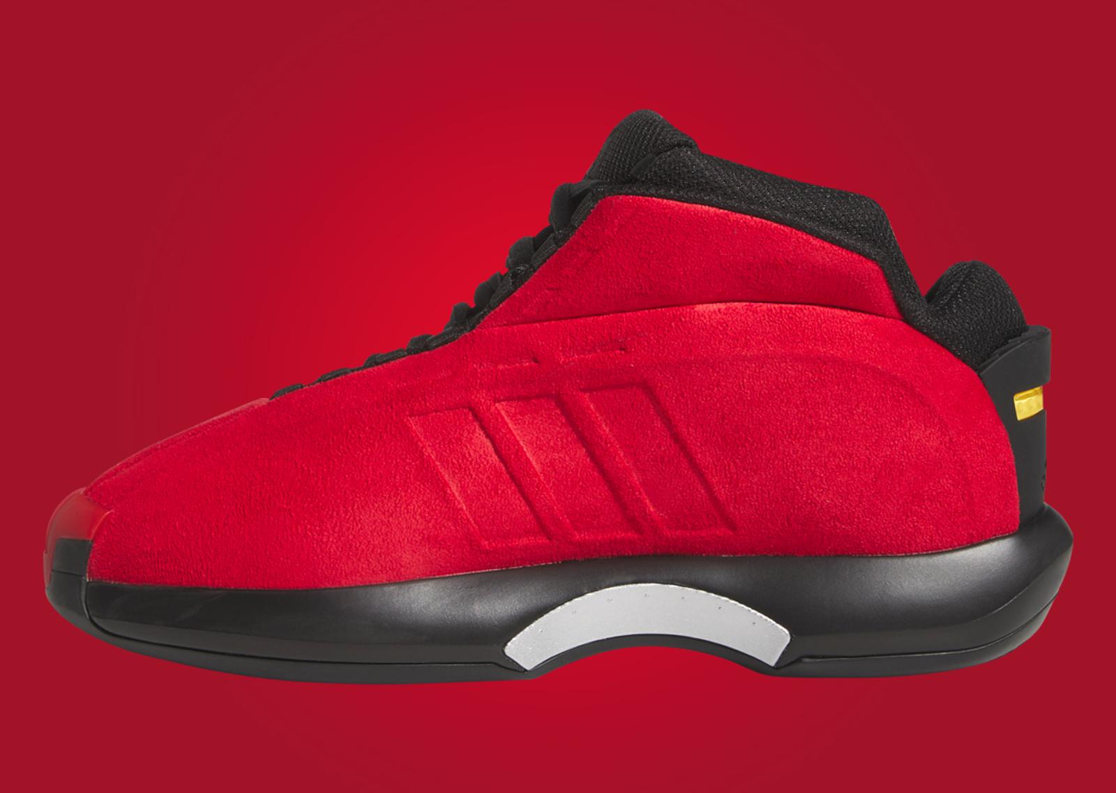 adidas Crazy 1 Red Suede Medial