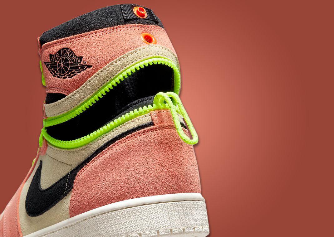 air jordan 1 high switch peach neon