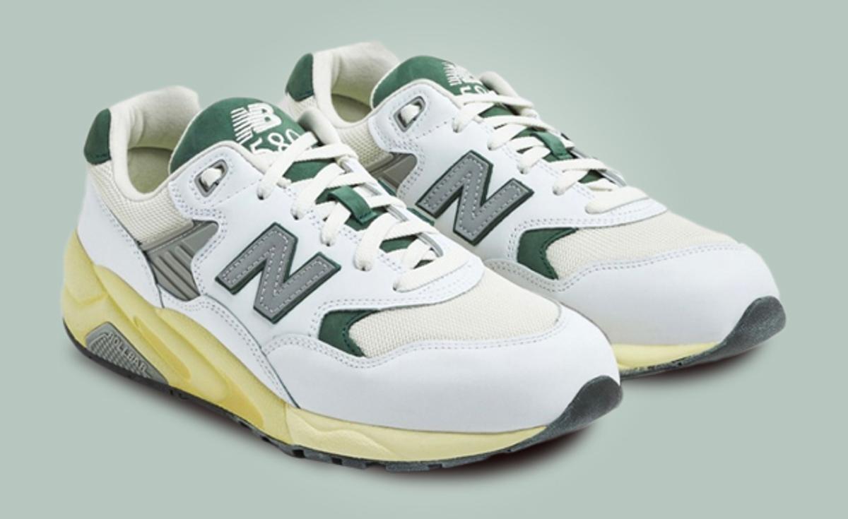 New Balance Goes Full Throwback With The 580v2 White Natural Green