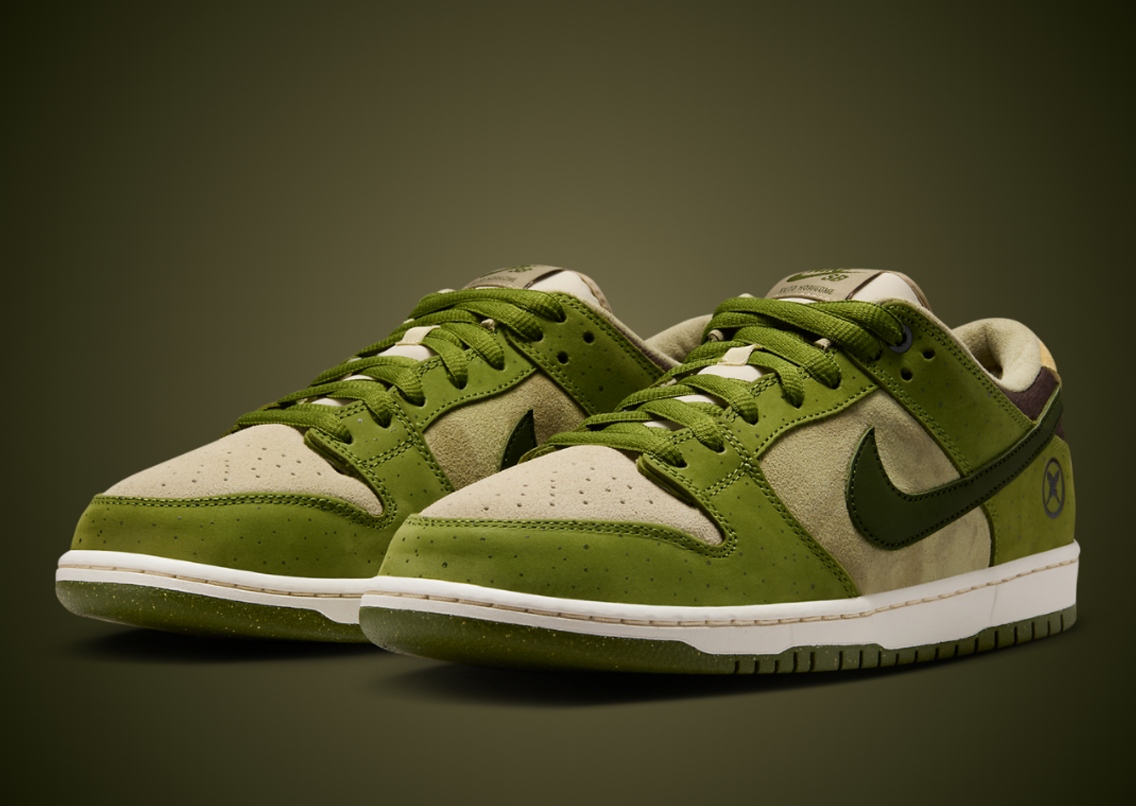 Yuto Horigome x Nike SB Dunk Low Asparagus Angle