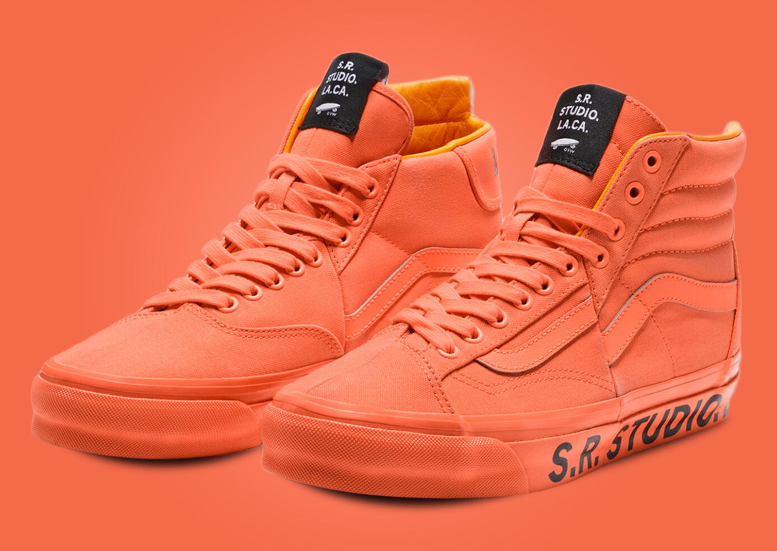 S.R. STUDIO. LA. CA. x Vans OTW Clash The Wall Orange Angle