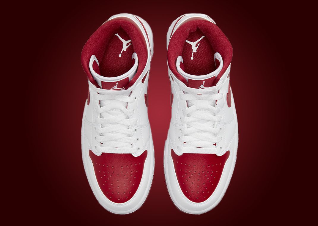 Take A Bite From This Air Jordan 1 Mid Pomegranate