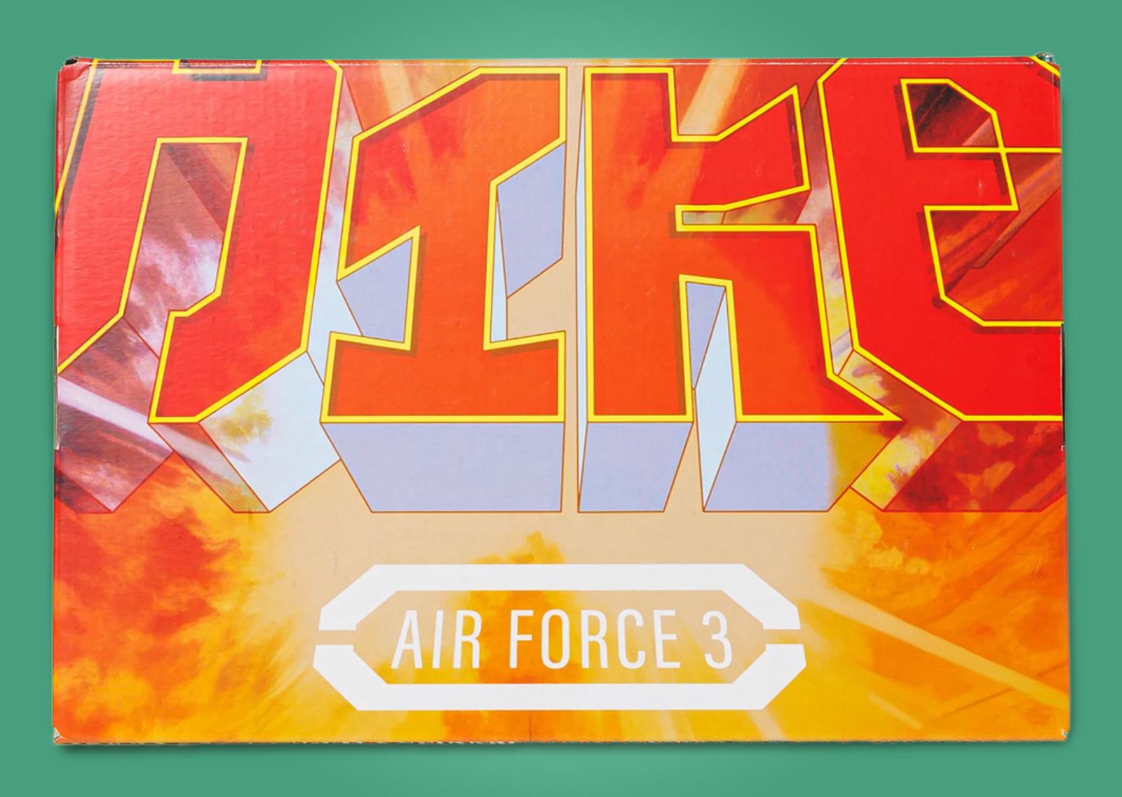 Nigo x Nike Air Force 3 Low White Multi-Color Packaging