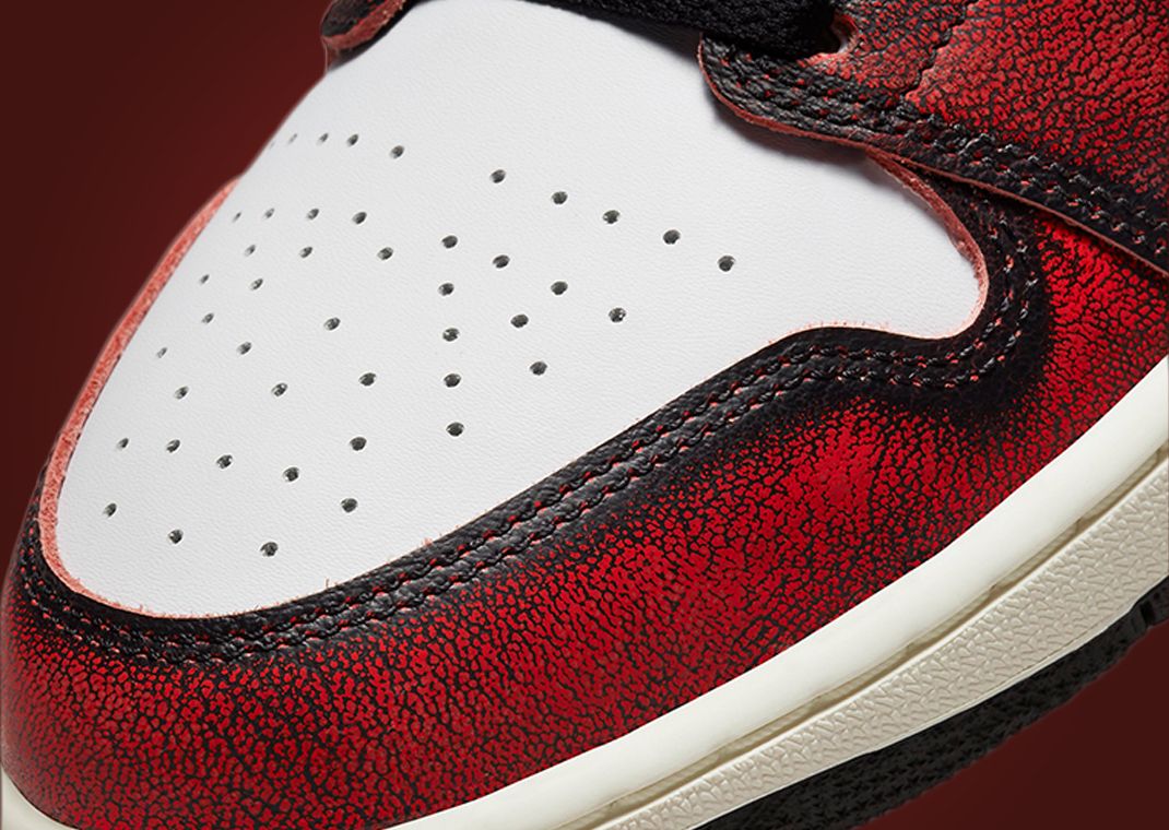 This Air Jordan 1 Mid Features A Wear Away Upper