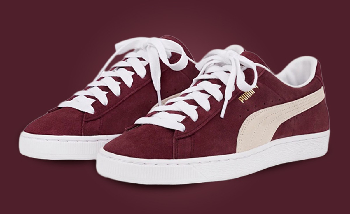 The JJJJound x Puma Suede Is Coming In A Maroon Colorway