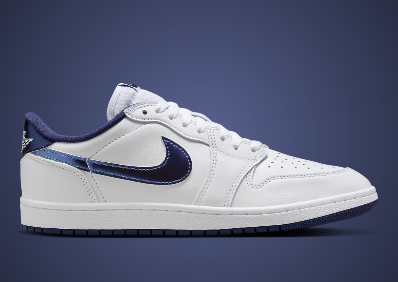 Air Jordan 1 Low 85 Metallic Navy Lateral