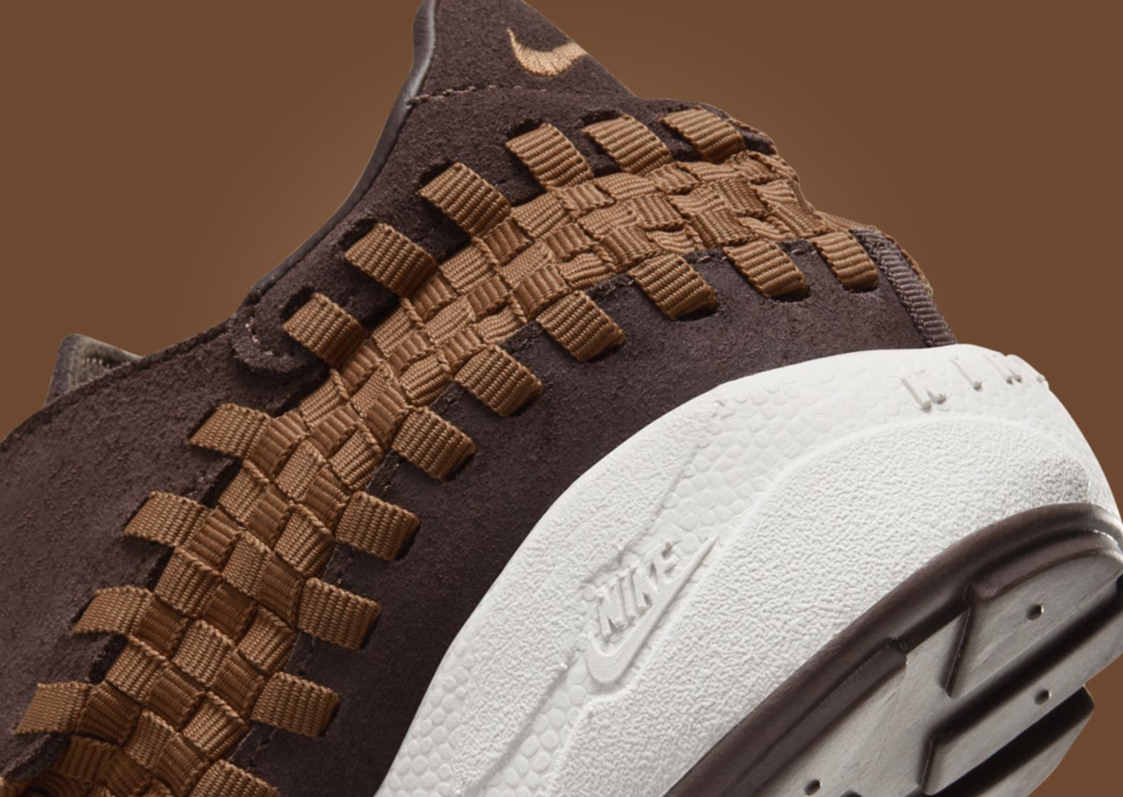 Nike Air Footscape Woven Earth Light British Tan Heel Detail