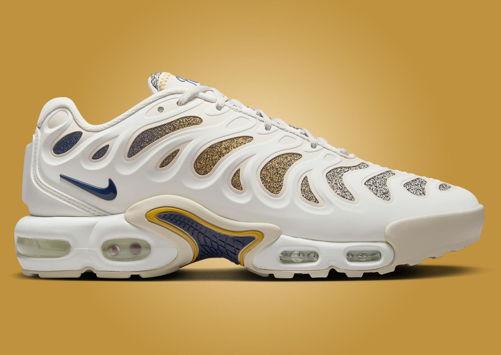 PSG x Nike Air Max Plus Drift White Wheat Gold Lateral