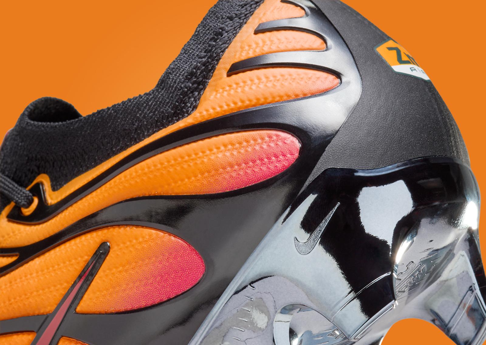 Nike Zoom Vapor 15 AM Plus FG Sunset Heel Detail