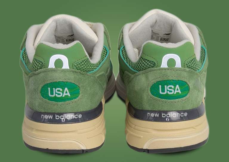New Balance 993 Made in USA Chive Heel