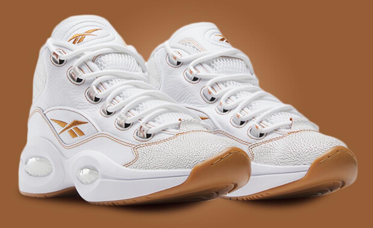 The Reebok Question Mid Tobacco Gets Faux-Aging