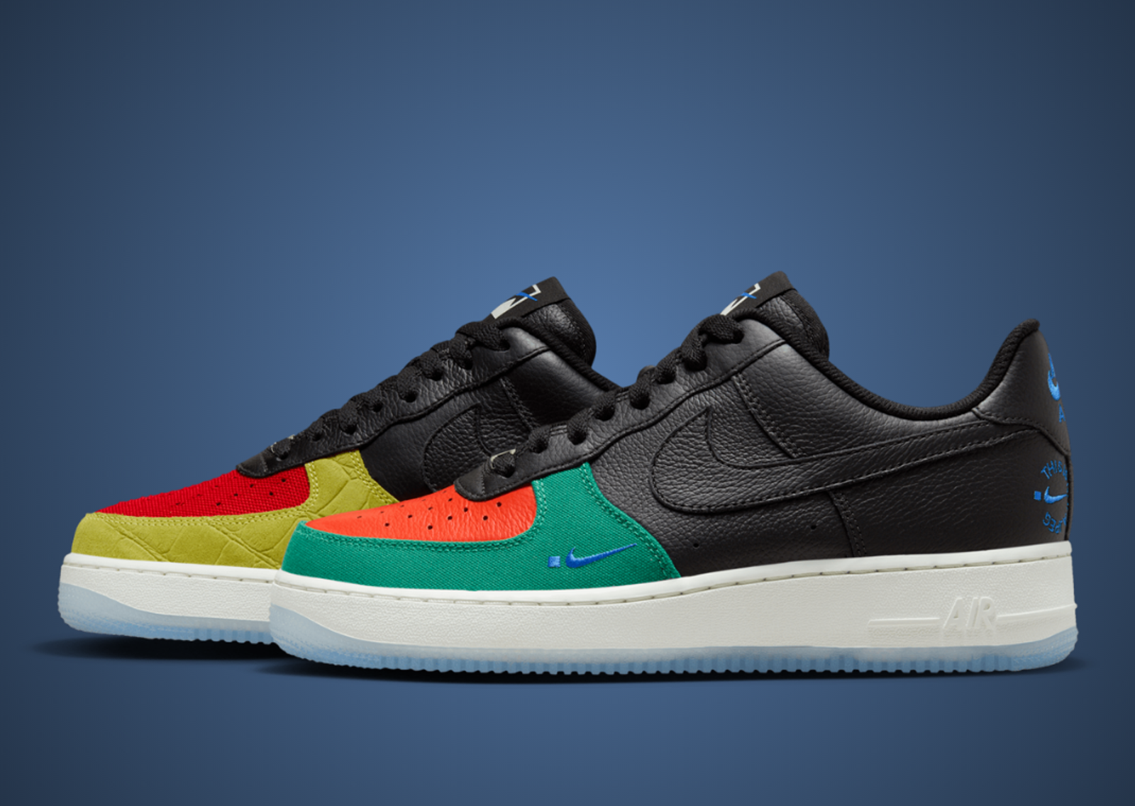 .SWOOSH x Nike Air Force 1 Low TINAJ B Lateral