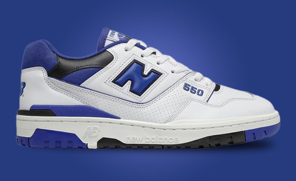 The New Balance 550 White Team Royal Is Restocking This Month