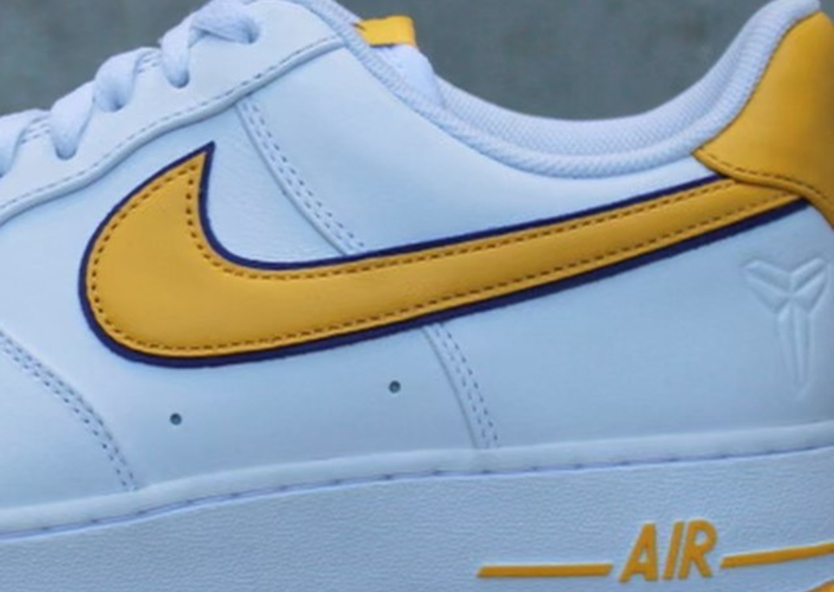The Nike Air Force 1 Low Kobe Bryant Lakers PE Releases Holiday 2024
