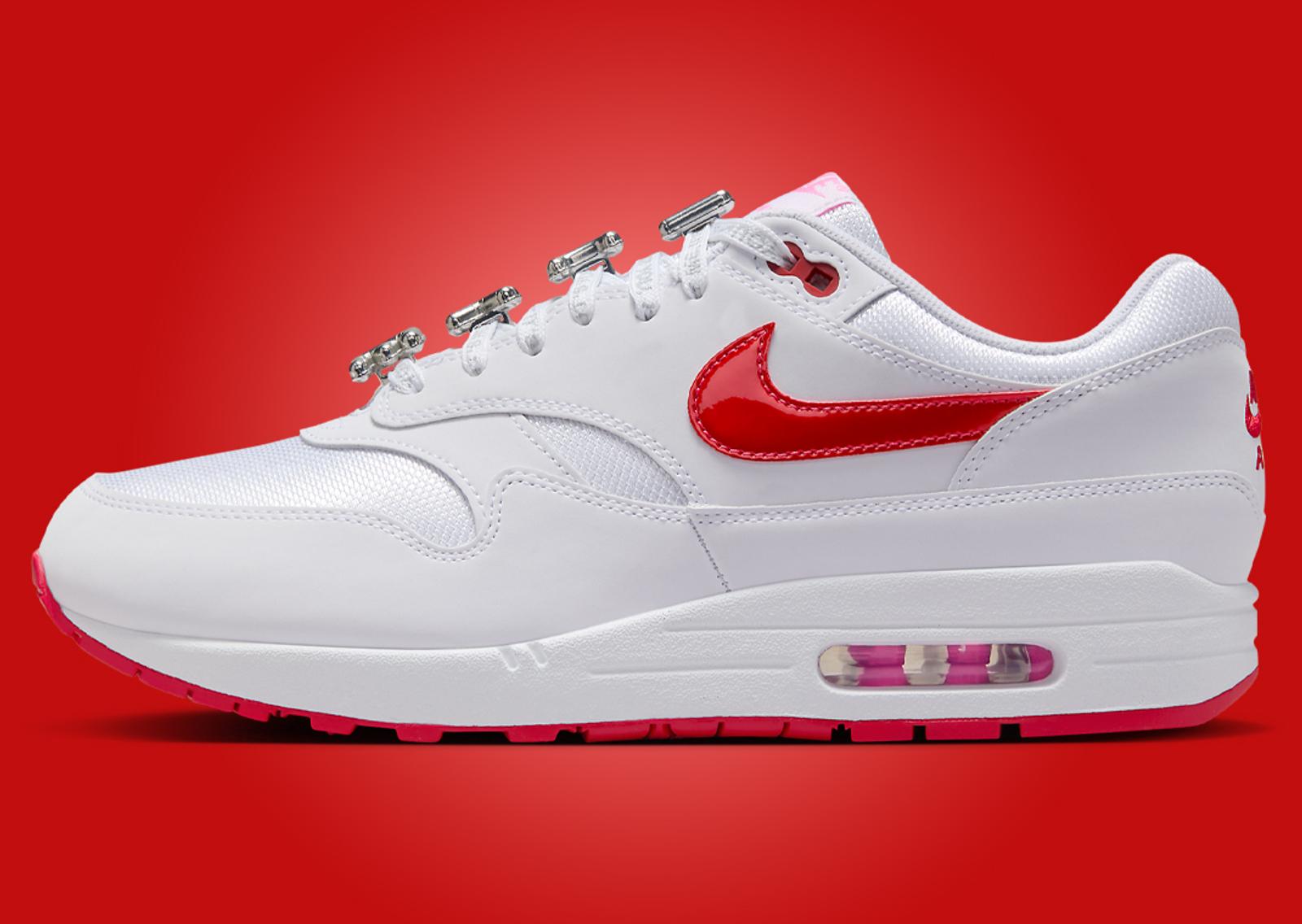 Nike Air Max 1 Valentine’s Day White (2025) Lateral