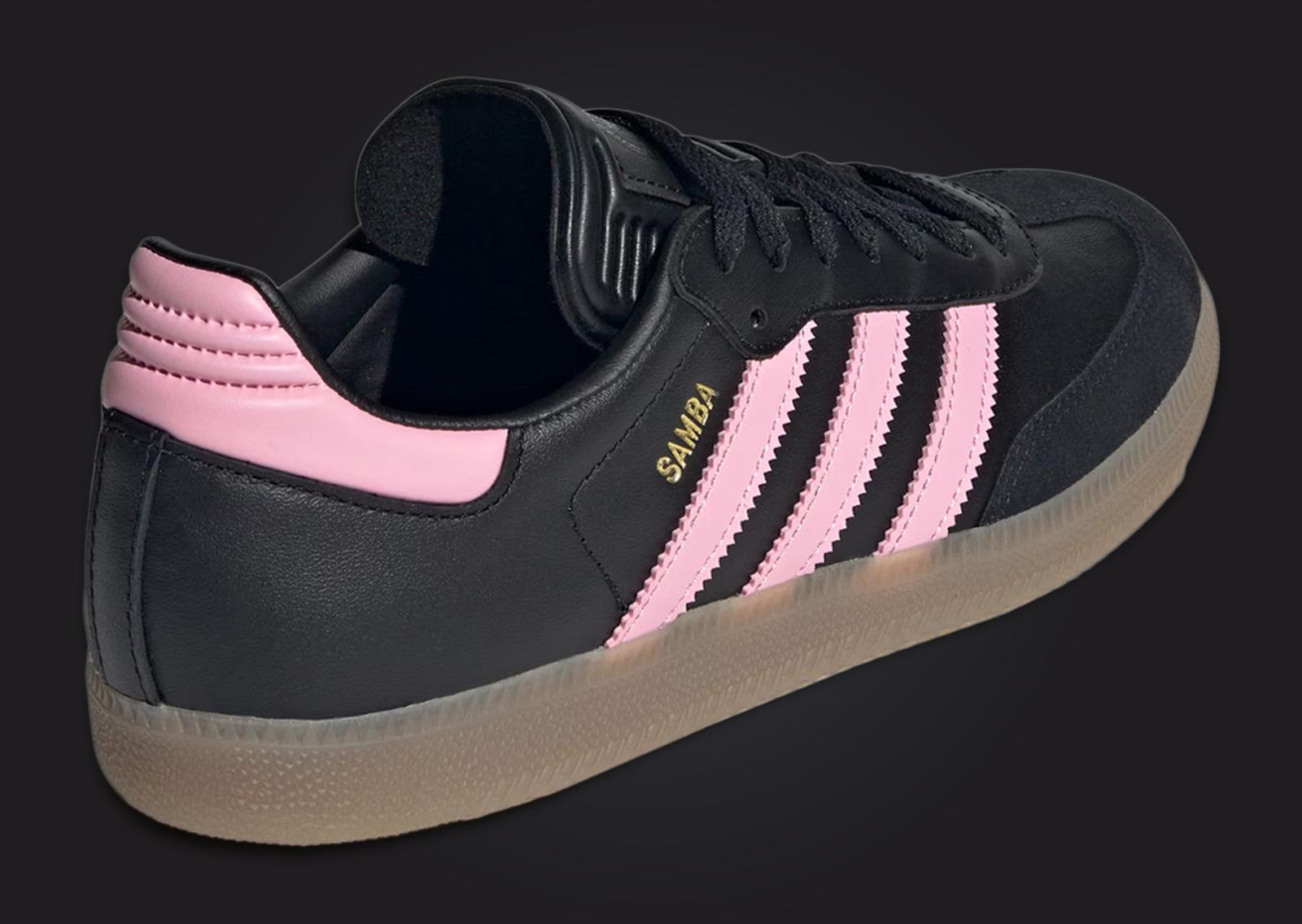 Inter Miami CF x adidas Samba Indoor Cleat Heel Angle