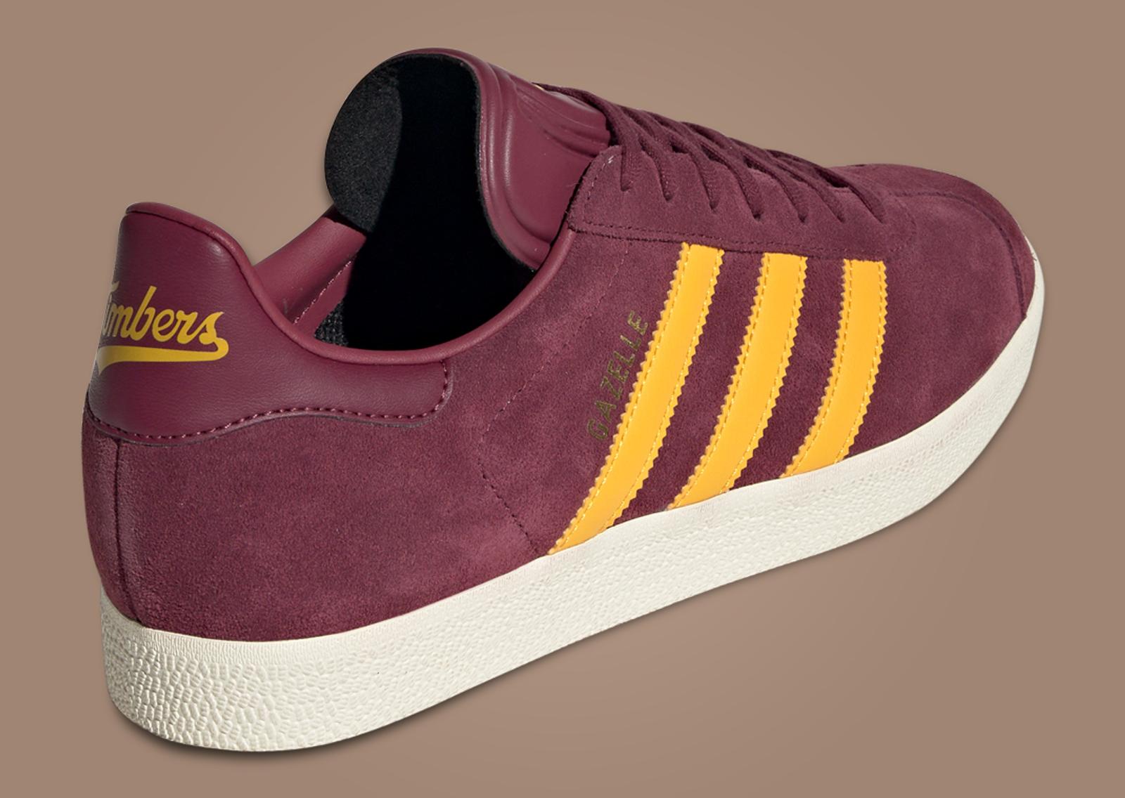 MLS x adidas Gazelle Portland Timbers Heel Angle