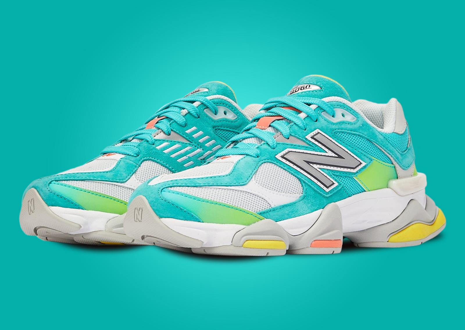 New Balance 9060 Cyan Burst (DTLR Exclusive) Angle