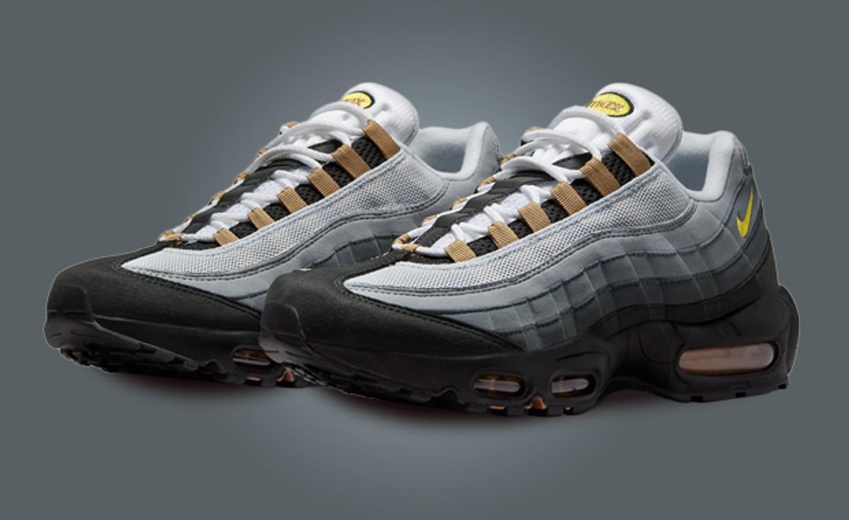 Nike's Air Max 95 White Yellow Strike Emerald Gold Reminds Us Of A Classic