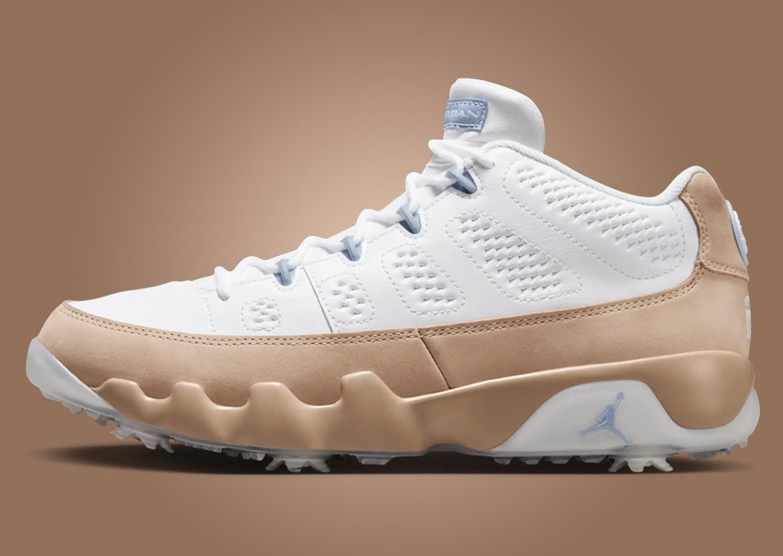 Air Jordan 9 Golf White Linen Lateral