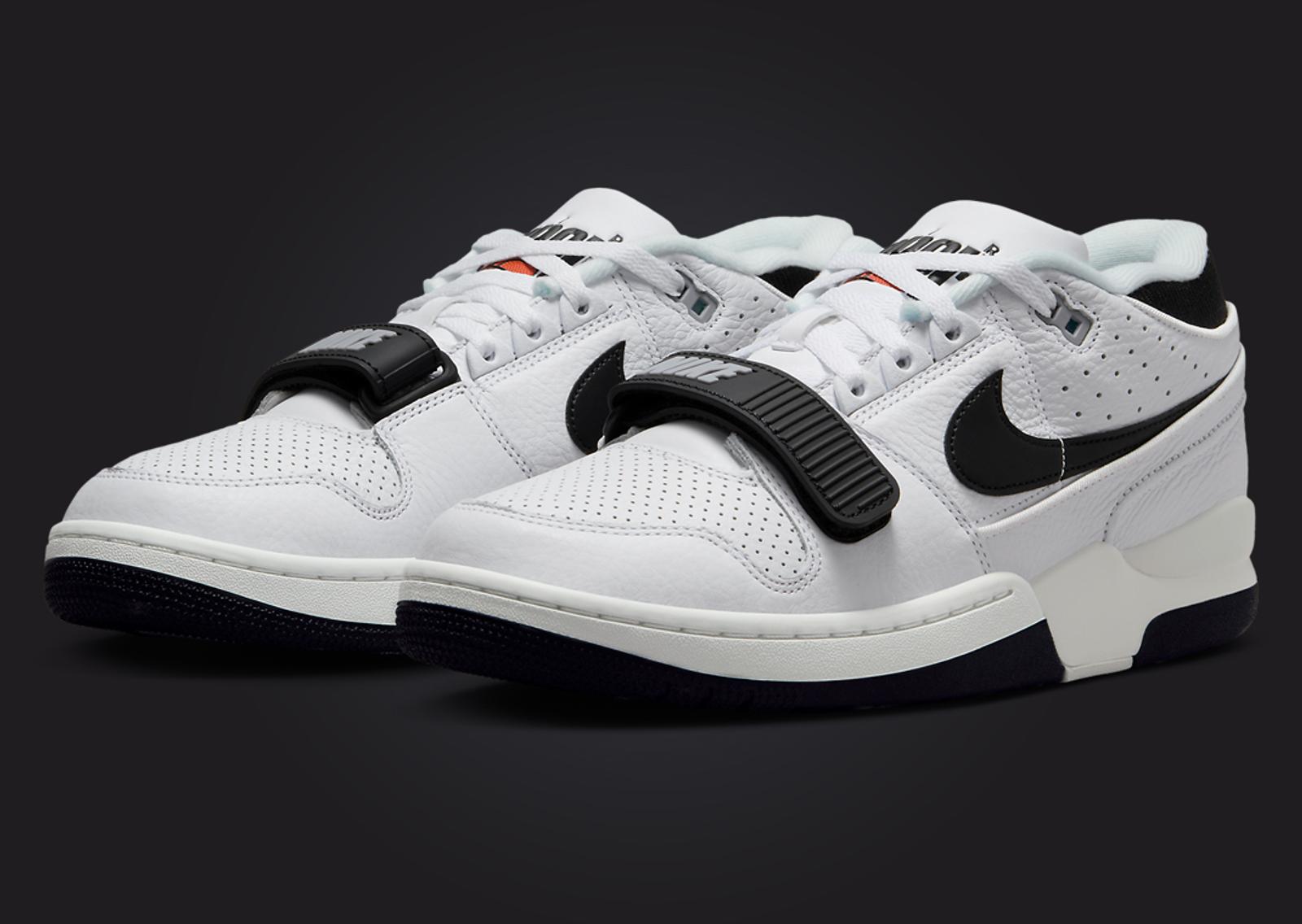 Nike Air Alpha Force 88 White Black Angle