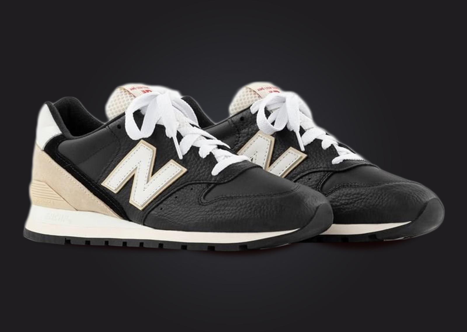 Aime Leon Dore x New Balance 996 Made in USA Black Angle