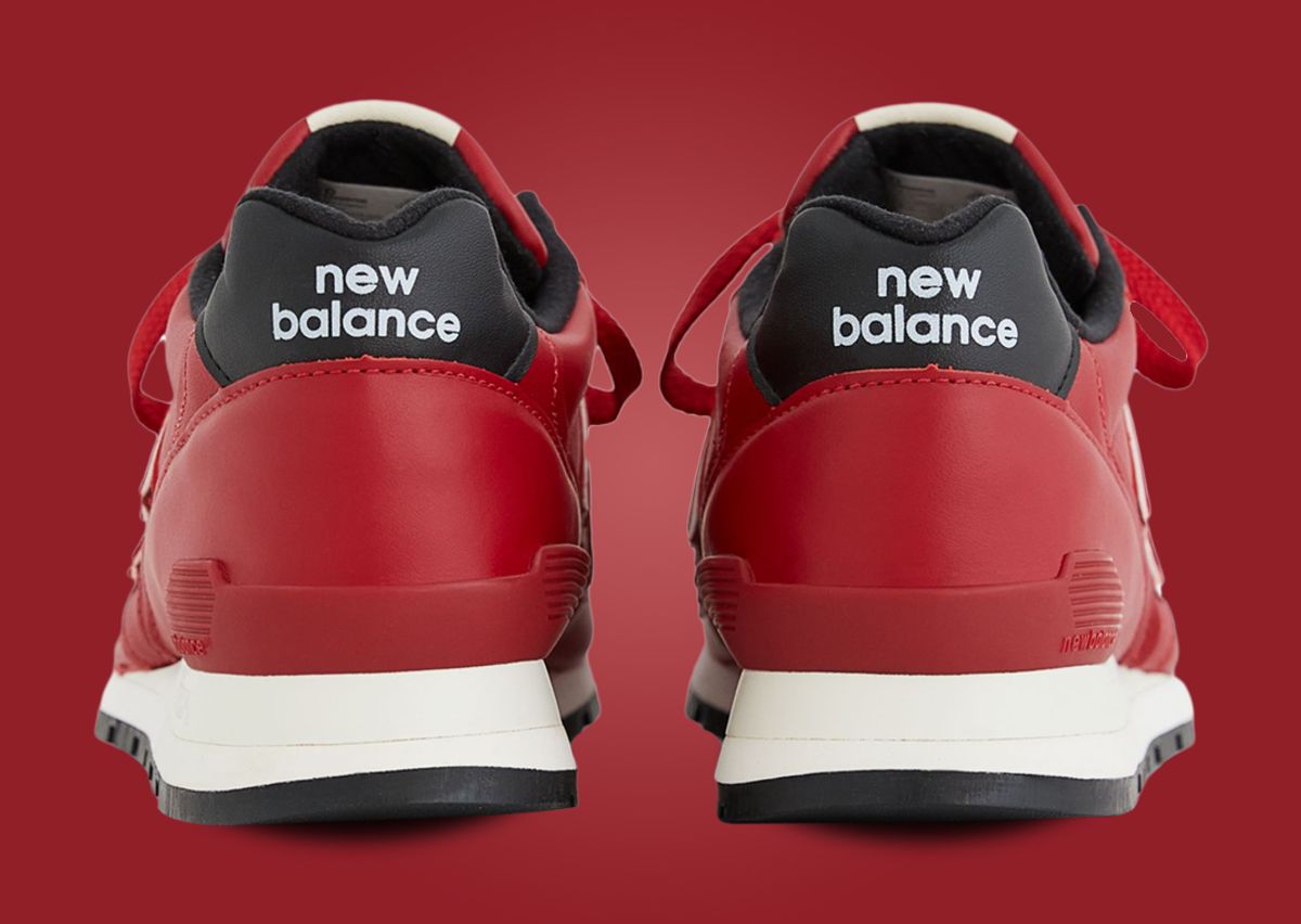 New Balance 996 Made in USA Red Black Heel
