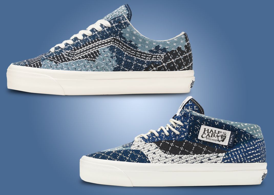 国内配送 VANS OLD SKOOL OG JAPAN FABRICS COLLECTION SASHIKO FDMTL x OTW by Vans Sashiko Collection Releases May 2025