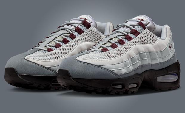 Nike Air Max 95 Smoke Grey Burgundy Crush W