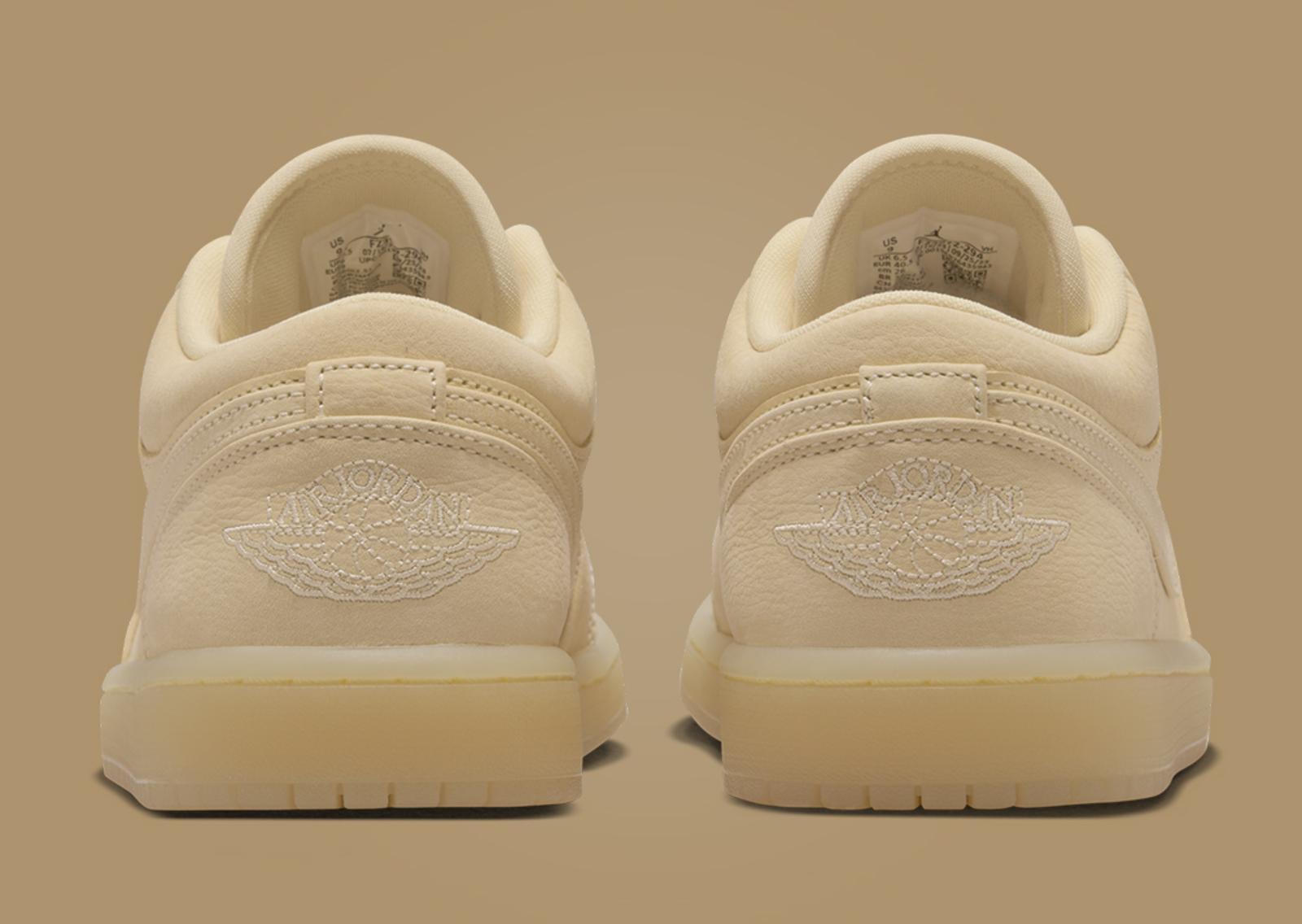 Air Jordan 1 Low Pale Vanilla (W) Heel