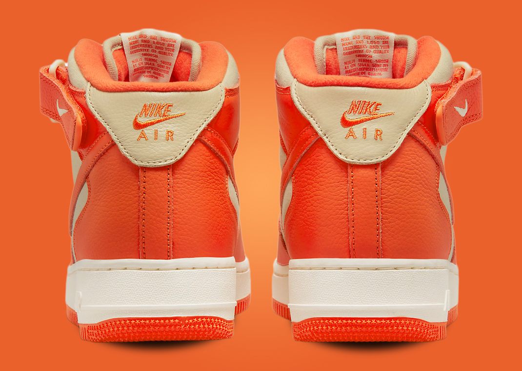 Nike's Air Force 1 Mid NBHD Surfaces In A Sizzling Safety Orange Shade