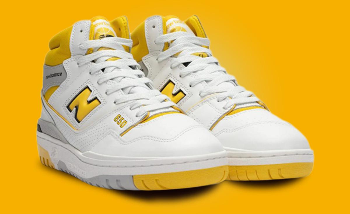 Get Ready For The Summer Months With The New Balance 650 White Yellow