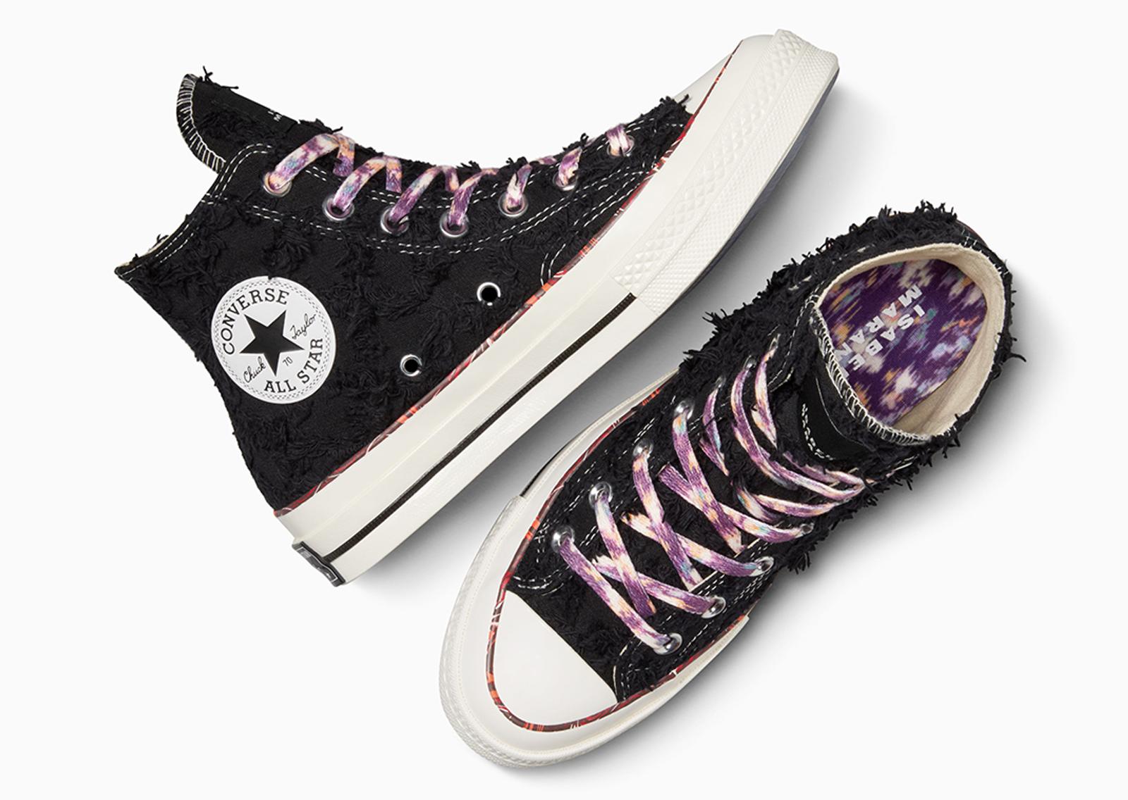 Isabel Marant x Converse Chuck 70 Raven Egret Medial and Top